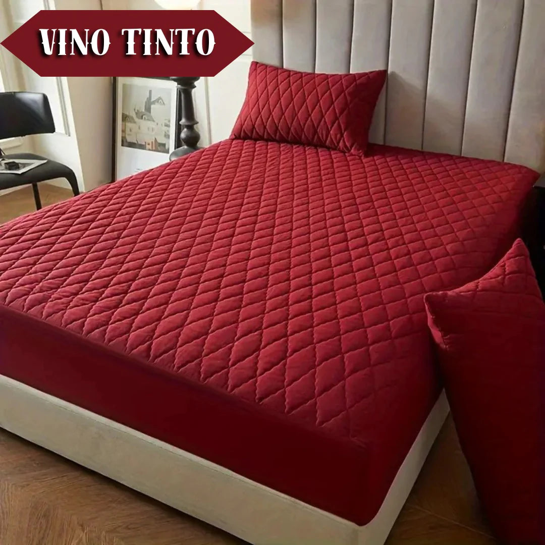 Protector de Colchón Antifluido + 2 Fundas de Almohada de regalo.